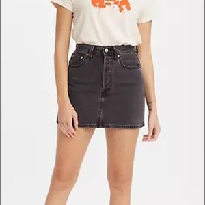 Levis Ribcage Denim Skirt